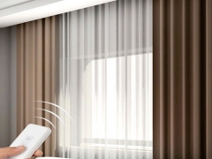 开合电动窗帘中的霍尔元件