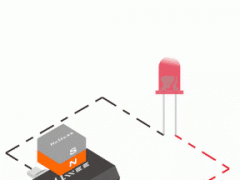 用来检测磁场极性的霍尔开关