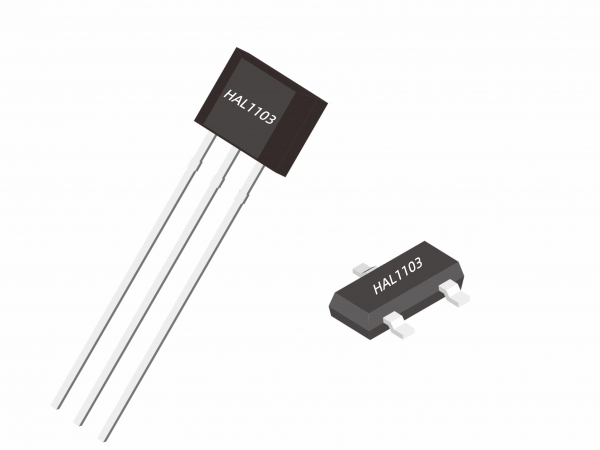HAL1103单极性低灵敏度霍尔开关